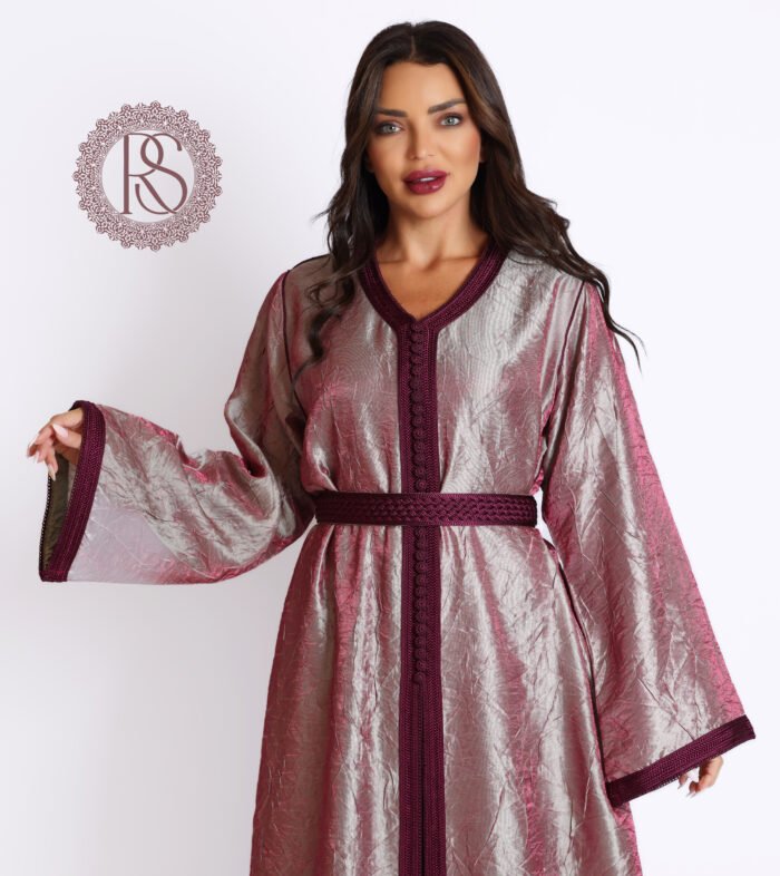 BURGUNDY CAFTAN - Image 2