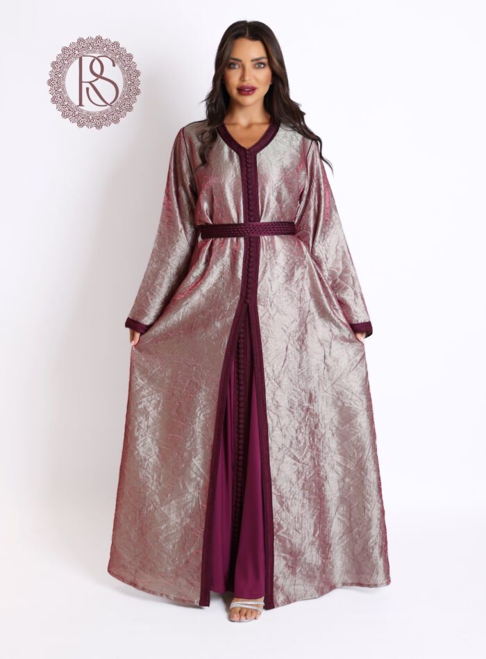 BURGUNDY CAFTAN - Image 3
