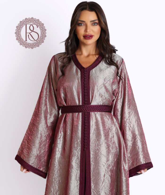 BURGUNDY CAFTAN