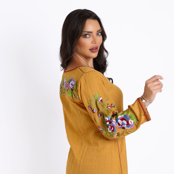 Linen-Kaftan-Moroccan - Image 2